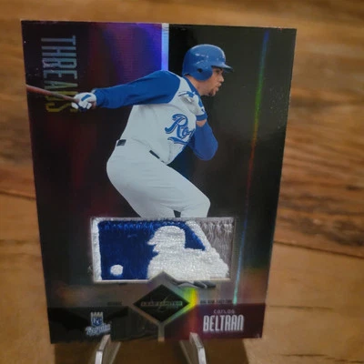 Carlos Beltran 2004 Hoja Limitada Béisbol 1/1 MLB LOGOMAN PRIME ¡Parche! Foto 1 de 4