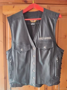 Gilet pelle Harley Davidson - Foto 1 di 4