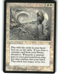 Magic The Gathering - Ice Age Enduring Renewal Rare 1995 - Picture 1 of 2