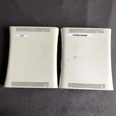Microsoft Xbox 360 Pro Lot of 2 Consoles - PARTS OR REPAIR ONLY - Image 1 of 4