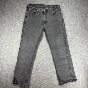 Pantalones de mezclilla Levi's 501 para hombre W34 L30 negros mezcla de algodón pierna recta informales - Imagen 1 de 9