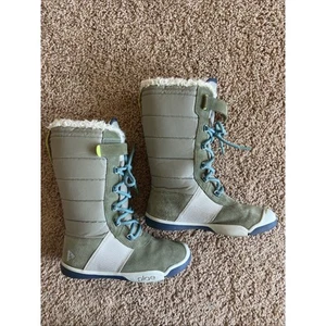 PLAE Jack WP C-Beam Green Tall Insulated Waterproof Snow Boots Unisex Youth US 1 - Picture 1 of 11