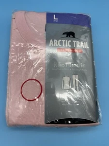 Arctic Trail Women's Thermal Set Size L Pink Large NEW In Original Package - Picture 1 of 5