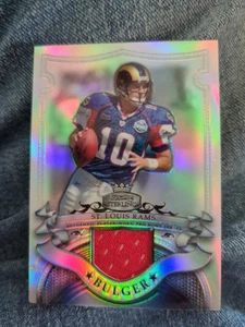 2007 Bowman Sterling Veteran Relics Refractor #MB Marc Bulger /199 NFL Rams QB - Photo 1/2