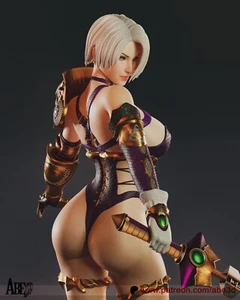 Ivy Valentine - Soulcalibur - Model Kit Unpainted 3d Print GK Statue Figure - Picture 1 of 14