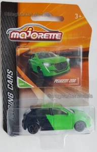 MAJORETTE · PEUGEOT 208 · GREEN & BLACK · 1:64 · BRAND NEW & SEALED - Picture 1 of 3