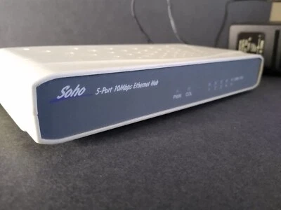 SoHo 5-Port 10Mps Ethernet hub | White - Image 1 of 2