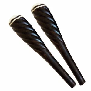 1 Set 2 Ebony Wood Erhu Er Hu 二胡 Pegs Tuning Peg - Picture 1 of 2