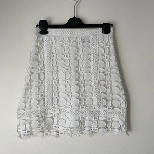 Topshop Minirock weiß Spitze US Größe 4 - Bild 1 von 5