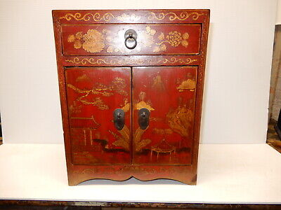 Antique Laquer Chinese Smaller Chest • 89.99$
