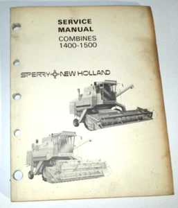 New Holland 1400 & 1500 Mähdrescher Service Werkstatt Reparatur Handbuch NH 1/84 ORIGINAL! - Bild 1 von 4
