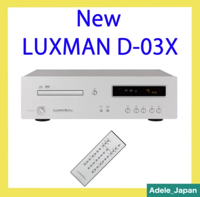 LUXMAN D-03X D03X CD PLAYER MQA-CDMQA FILE COMPATIBLE BLASTER WHITE 100V NEW - Image 1 of 4