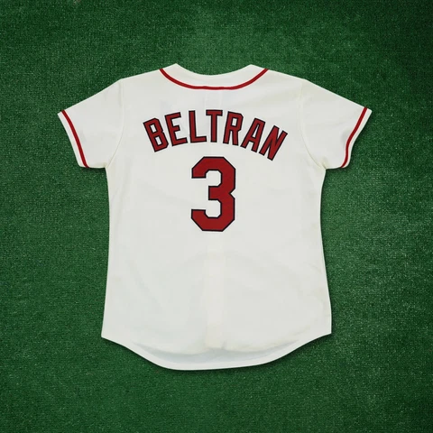 Carlos Beltran St. Louis Cardinals Alternate Ivory Women's Jersey Cover