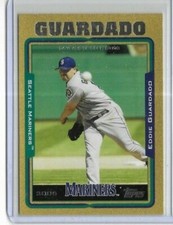2005 Topps Gold #198 Eddie Guardado Seattle Mariners SN 0233/2005