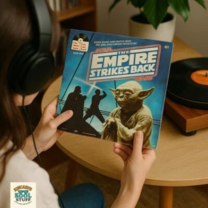 Star Wars Empire Strikes Back 1980 Lucasfilm 24 Page Read-Along Book No Record - Foto 1 di 14