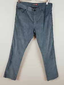 QUIKSILVER Mens Size 30 Blue Straight Leg Corduroy Pants - Picture 1 of 6