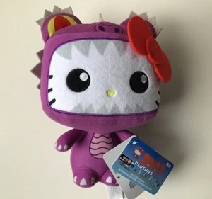 HELLO KITTY Kaiju Plushie Purple Dragon Cosplay Toy Sanrio Funko 8-1/2" Cute NWT - Picture 1 of 8