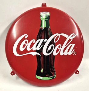 Coca cola Insegna originale bottone grande diametro 42 cm - Foto 1 di 5