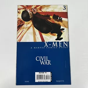Civil War: X-Men #3 En estado bastante bueno/casi nuevo 2006 Marvel Comics Hine Paquette Tie-In - Imagen 1 de 13
