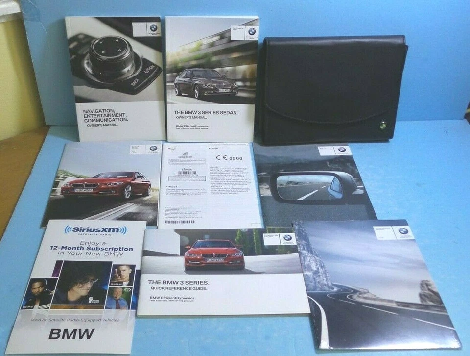 BMW Serie 3 2013 sedán/320i/328i/335i/xdrive manual del propietario con navegación Foto 1 de 1