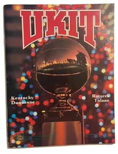 Vintage Dec 1982 UKIT Basketball KY Duquesne - Rutgers Tulane Souvenir Program - Picture 1 of 12