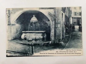 CPA - 05 - CERVIERES - Rue de la Caserne et Fontaine du Pont des Soupirs - Imagen 1 de 2