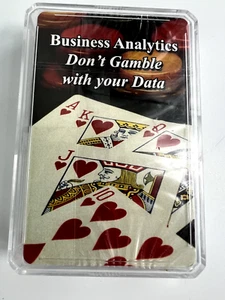 Tech Business Analytics No juegues con tus datos baraja de cartas nerd NUEVO - Imagen 1 de 7