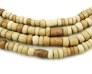 Afghani Weiß Creme Stein Heishi Perlen 6-7 mm Geborgen Wüstensteine (2278A284) - Bild 1 von 10