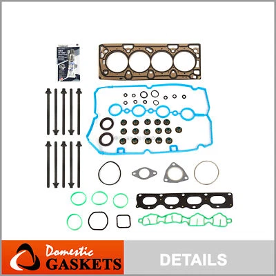 Juego de juntas de culata pernos de culata aptos 08-16 Chevy Cruze Sonic Saturn Astra 1,8 L Foto 1 de 4