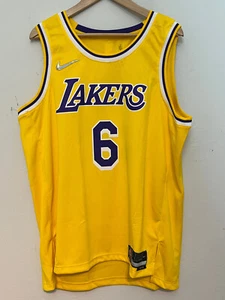 Nike Los Angeles Lakers 75th Anniversay LeBron James Icon Swingman Jersey XL - Picture 1 of 12