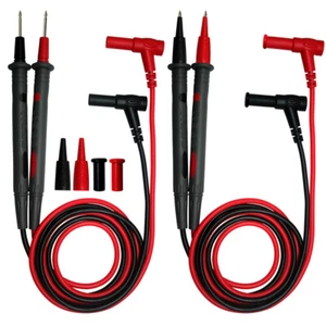 2 x AideTek langlebige Silikonkautschuk Draht Messleitungen 1000V 16A CAT.II -90C - Bild 1 von 9