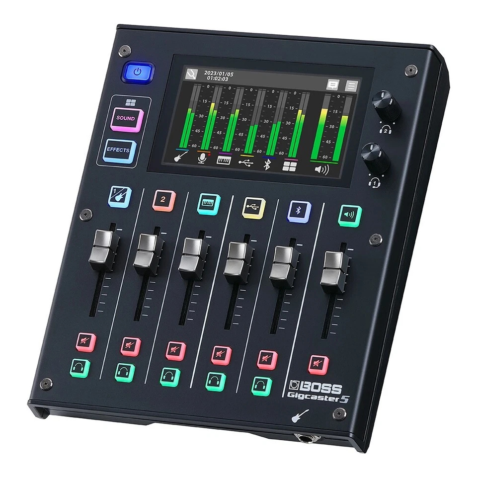 Boss Gigcaster 8 GCS-8 mezclador de transmisión de audio de 8 canales negro c... - Imagen 1 de 4