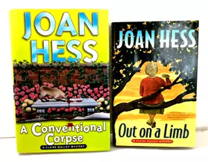 Joan Hess A Claire Malloy Mystery Lot of 2 Hardcover Books - Picture 1 of 2