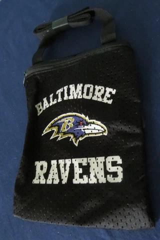 Baltimore Ravens Small Zippered Bag With Strap Cover