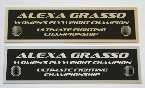Alexa Grasso UFC nameplate for signed autographed mma gloves photo or case Cover