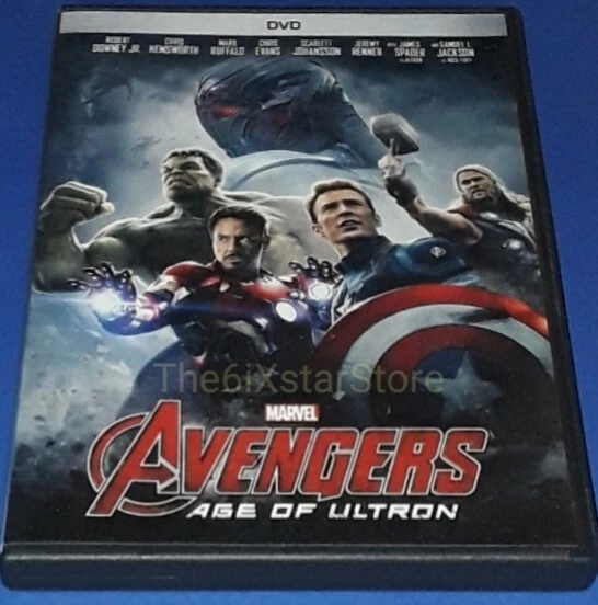 AVENGERS DVD - 2015 Marvel Age of Ultron MINT Action Thriller Hulk Thor Iron Man - Image 1 of 1