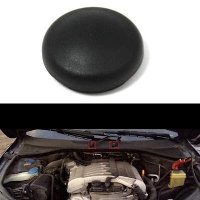 For Audi A4 S8 Q7 2007-2018 Black Plastic Windshield Wiper Nut Cap #8Z0 955 205 Foto 1 de 4