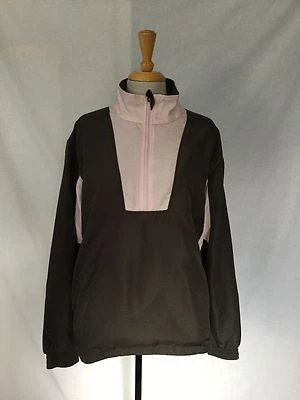 Ladies Pullover Jacker Fleece Lined IAN POULTER CHAMPION Jacket-Gray/Pink-Large - Image 1 of 4