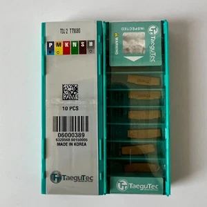 TDJ2 TT9080/ Taegutec Original genuine CNC alloy blade 10PCS - Picture 1 of 3