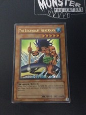 YUGIOH THE LEGENDARY FISHERMAN ULTRA RARE PSV-076 ANIME LIGHTLY PLAYED CONDITION