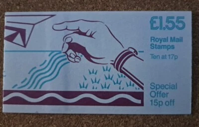 GB Folded Booklet FT2a £1.55 Perf E1 5.3.85 Cyl B9  Ref 280 - Image 1 of 3