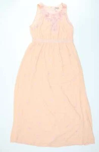Forever21 Womens Pink Polyester Blend Maxi Size L - Picture 1 of 12