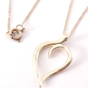 Tiffany & Co. Leaf Necklace Sterling Silver 925 Women Used Auth 2416 - Picture 1 of 9