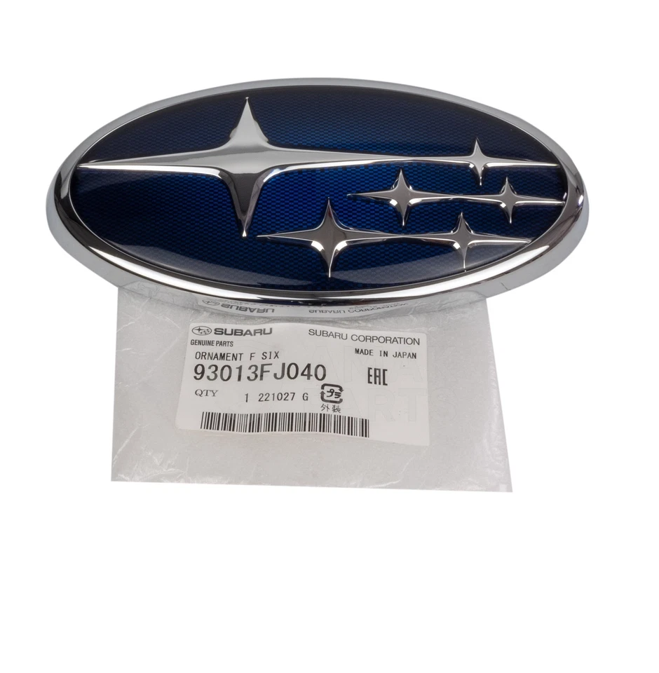 Insignia emblema parrilla delantera original OEM para Subaru Impreza Crosstrek 93013FJ040 Foto 1 de 4