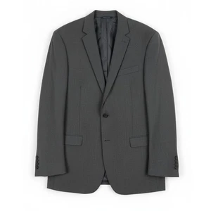 Ralph Lauren Mens 44L Old Money Office Business Pinstripe Suit Jacket 100% Wool - Picture 1 of 13