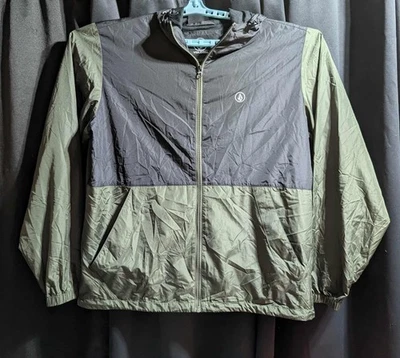 Volcom Windbreaker Jacket Mens Size XXL  Black/Green - Image 1 of 4