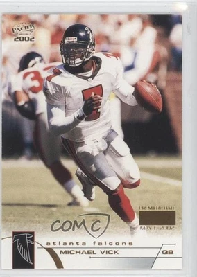 2002 Pacific Premiere Date Missing Serial Number Michael Vick #25 - Image 1 of 2