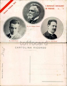 FIRENZE CITTA'-SOCIALISMO DEPUTATI SOCIALISTI ELEZIONI 1913-D13-121 - Picture 1 of 1