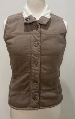 Chaleco Colorado Talla Mediana Tostado en color  Foto 1 de 4