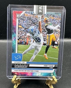 2025 Panini Instant NFL 65 ISAAC TESLAA 1st TD ROOKIE RC LIGHTNING SSP 3/5 - Bild 1 von 2
